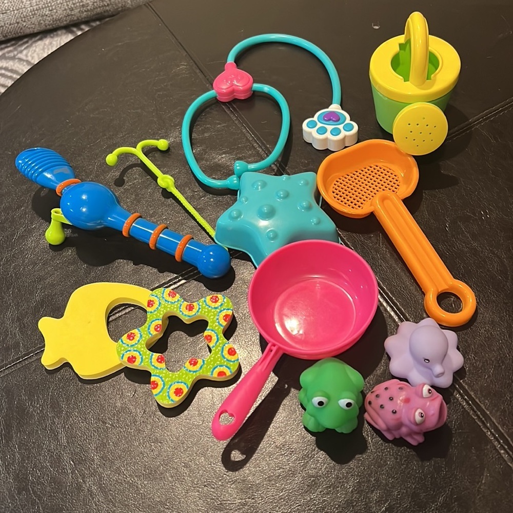 Bundle: Alex Fishing In The Tub Toy, Summer Sand Fun Toys and More